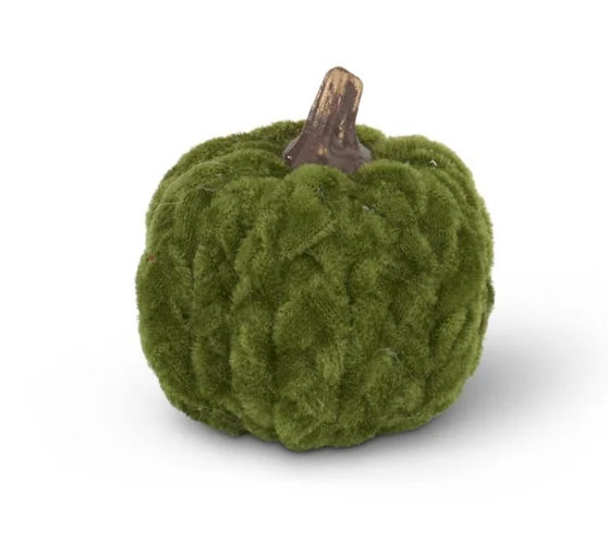 Green Braided Pumpkin