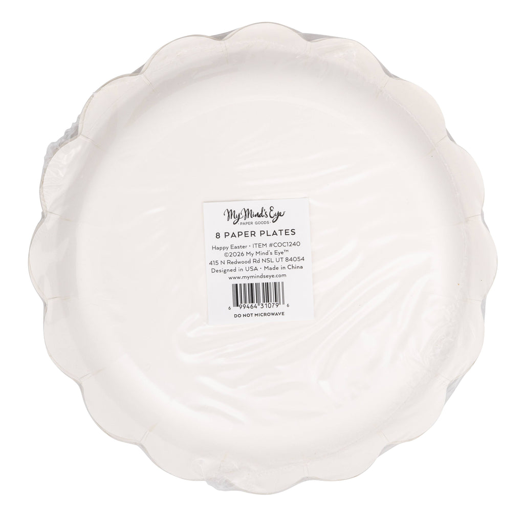 Happy Easter Bunny Plate- 8"