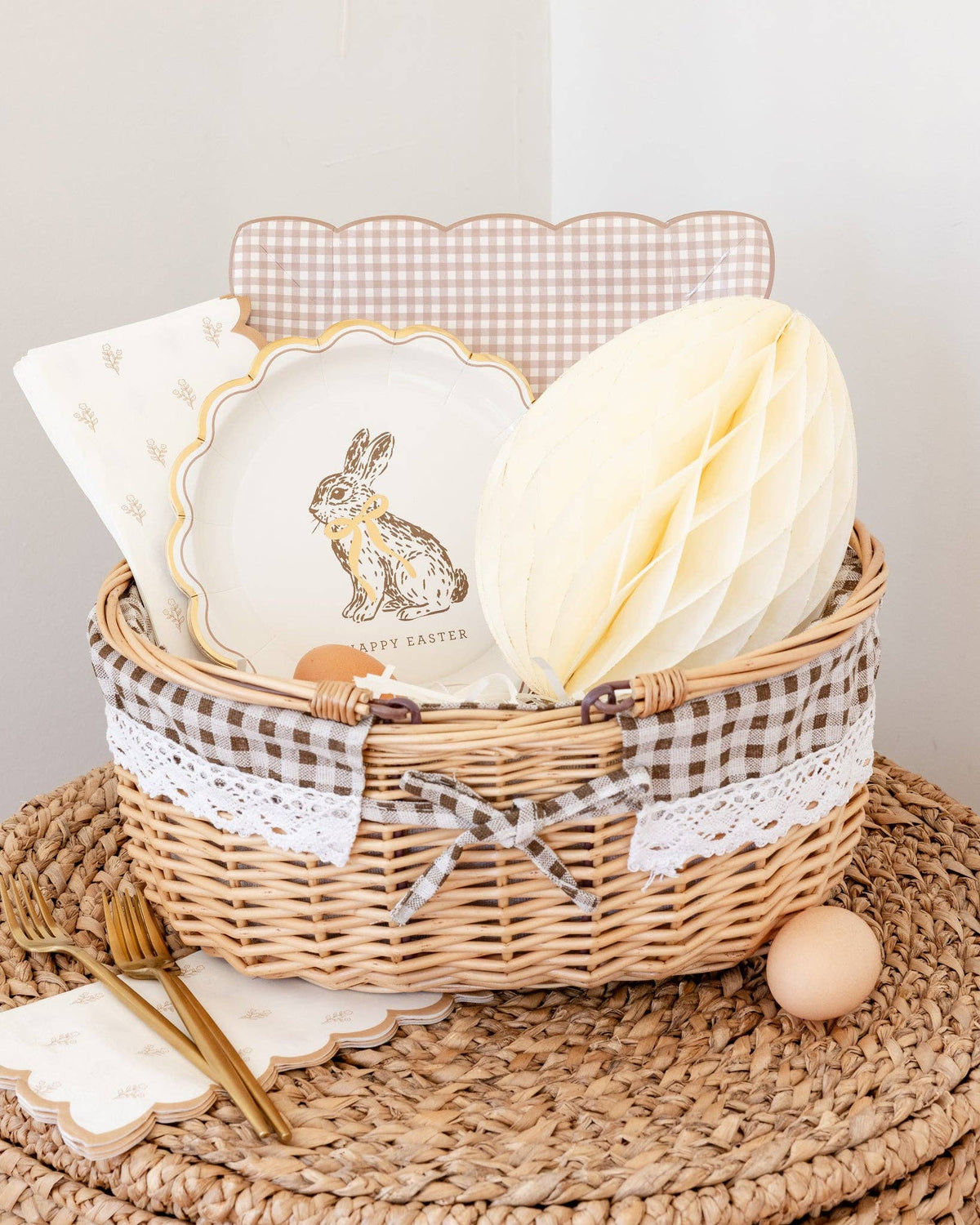 Happy Easter Bunny Plate- 8"