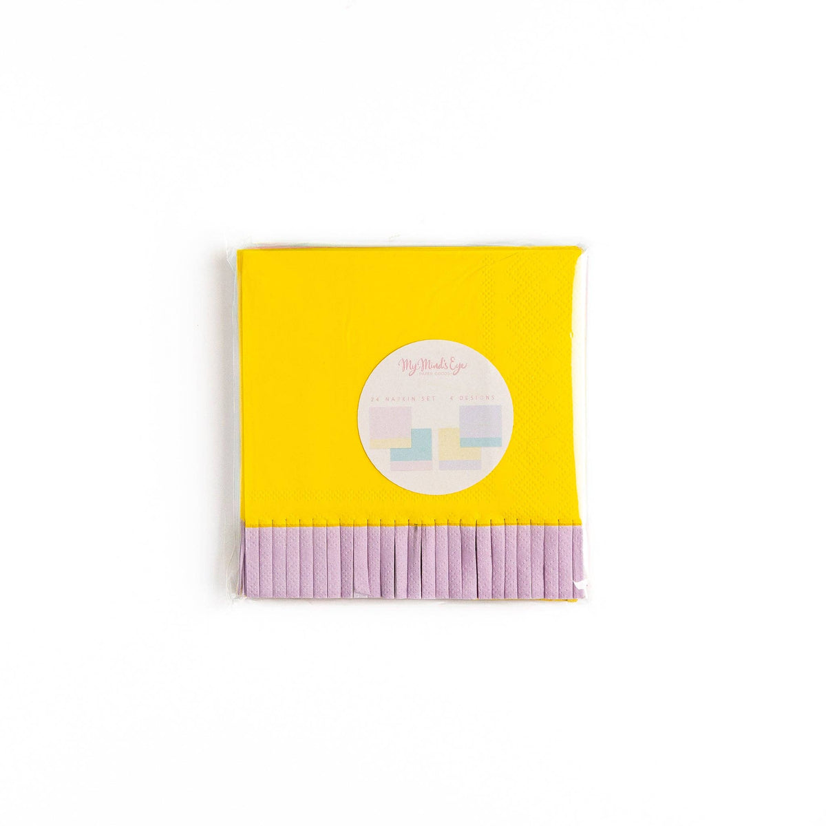 Spring Fringed Cocktail Napkins