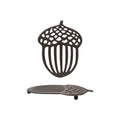 Cast Iron Acorn Shaped Trivet