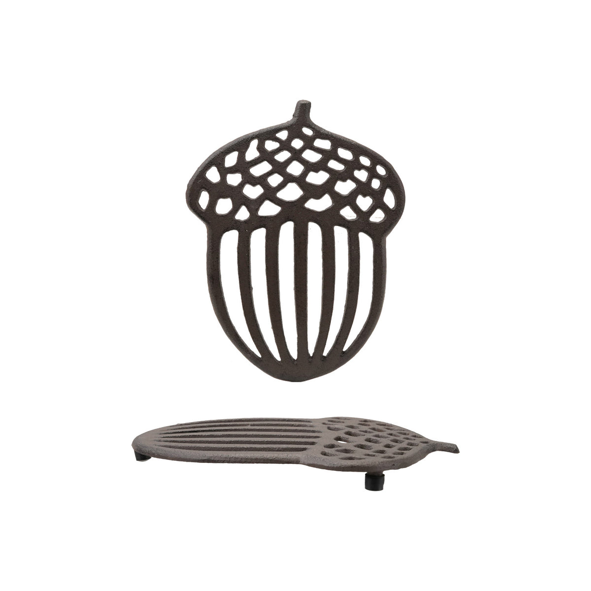 Cast Iron Acorn Shaped Trivet