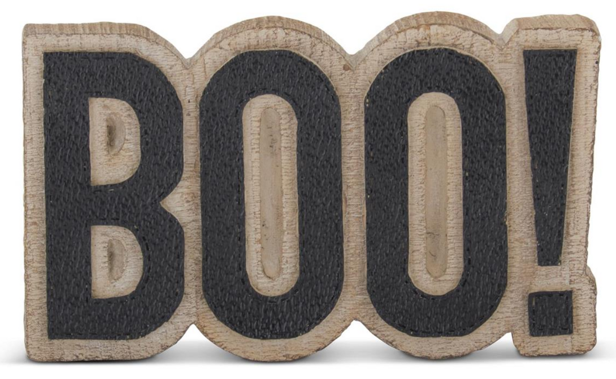 BOO Cutout Tabletop Sign