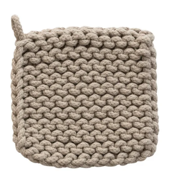 Cotton Crocheted Pot Holder