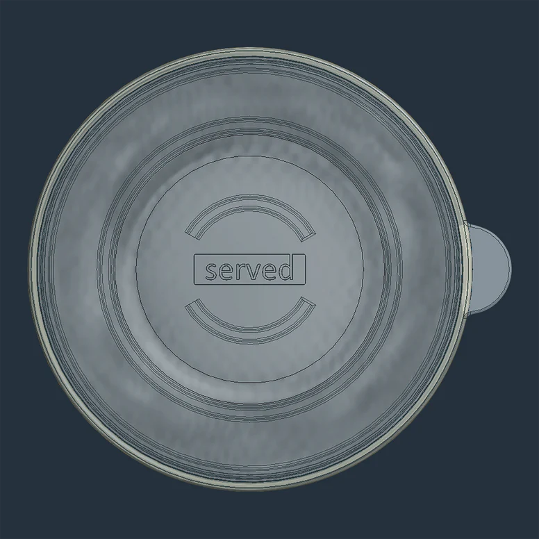 Served Vacuum-Insulated Large Serving Bowl