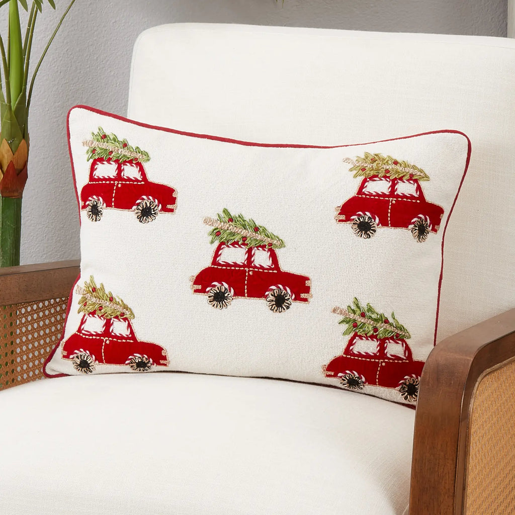 Christmas Cars Pillow