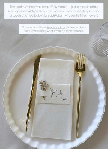 Simply Eco Dinner Plate- White