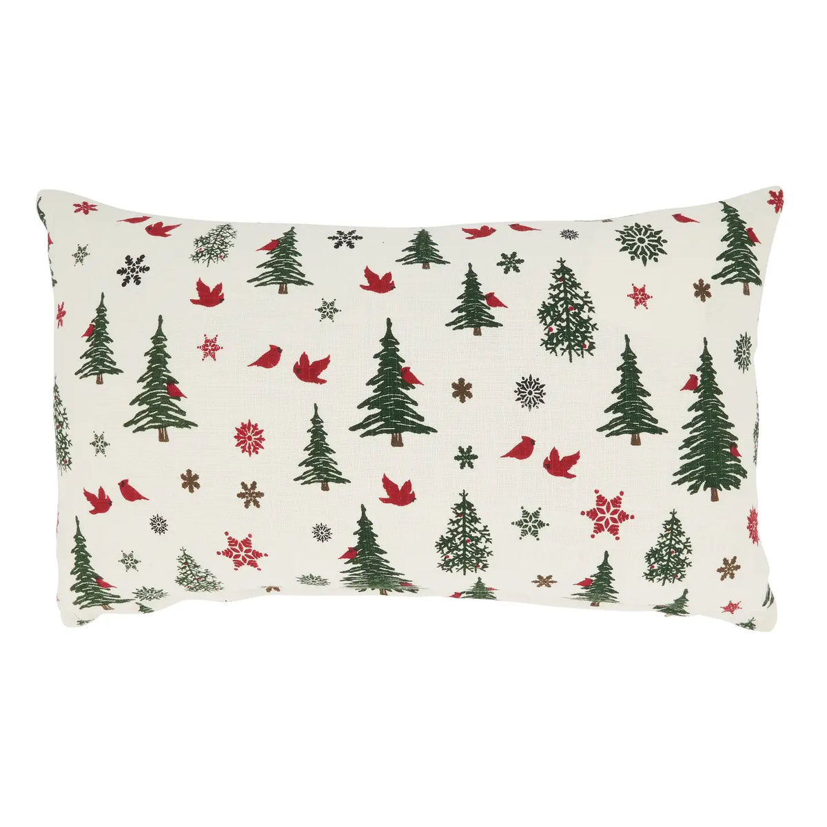 Evergreen Elegance Christmas Trees Throw Pillow
