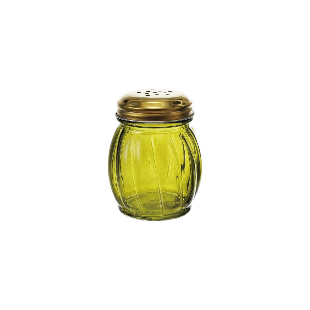 Glass Cheese/Spice Shaker with Metal Lid