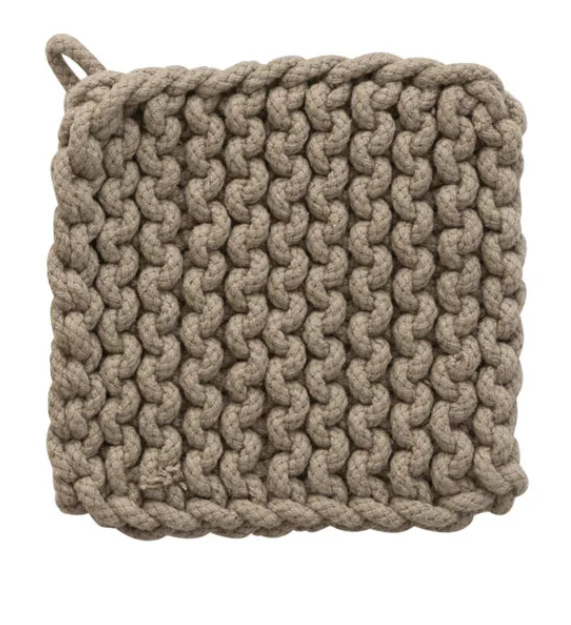Cotton Crocheted Pot Holder