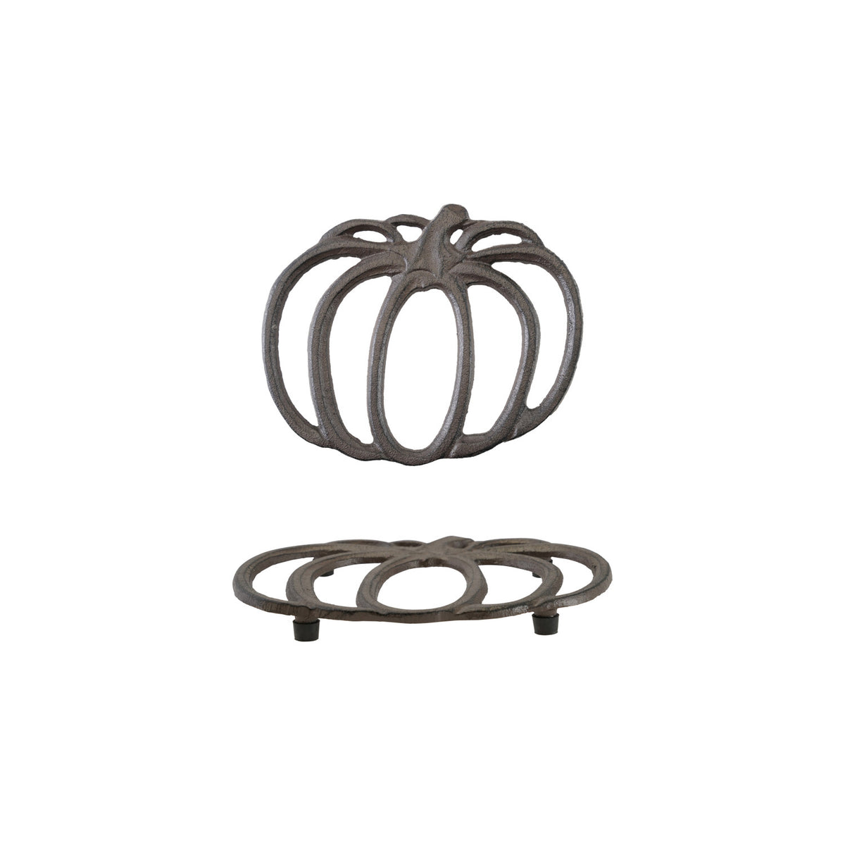 Cast Iron Pumpkin Shaped Trivet