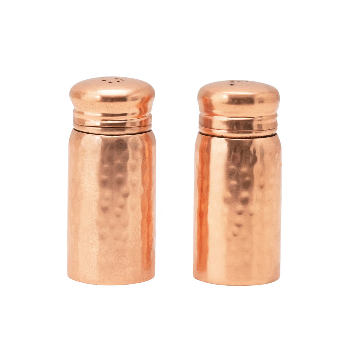 Hammered Salt and Pepper Shakers- Set of 2