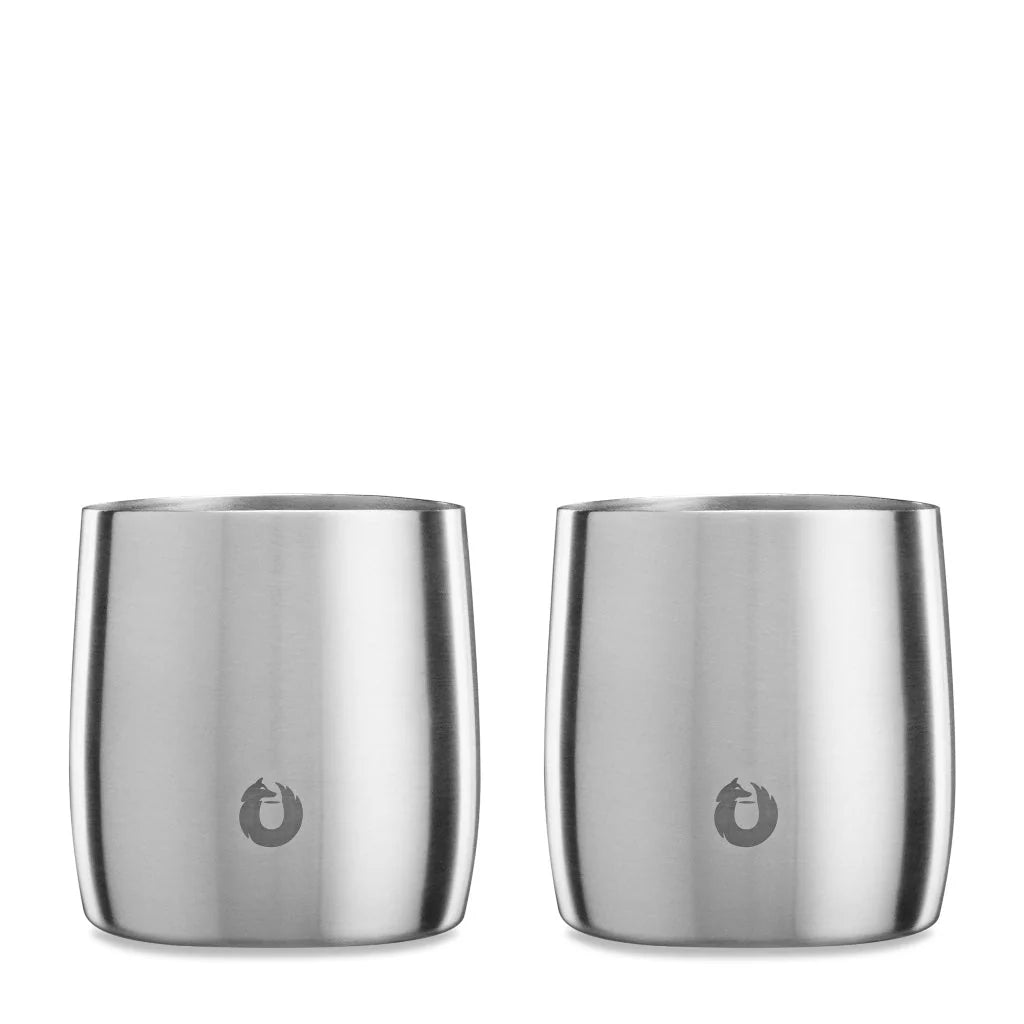 Stainless Steel Rocks Glass- Per 2