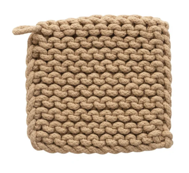 Cotton Crocheted Pot Holder