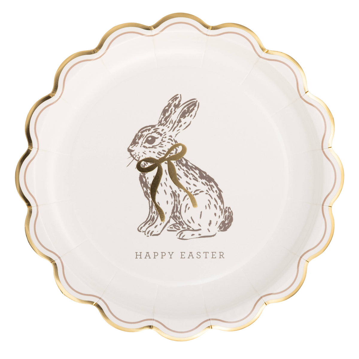 Happy Easter Bunny Plate- 8"