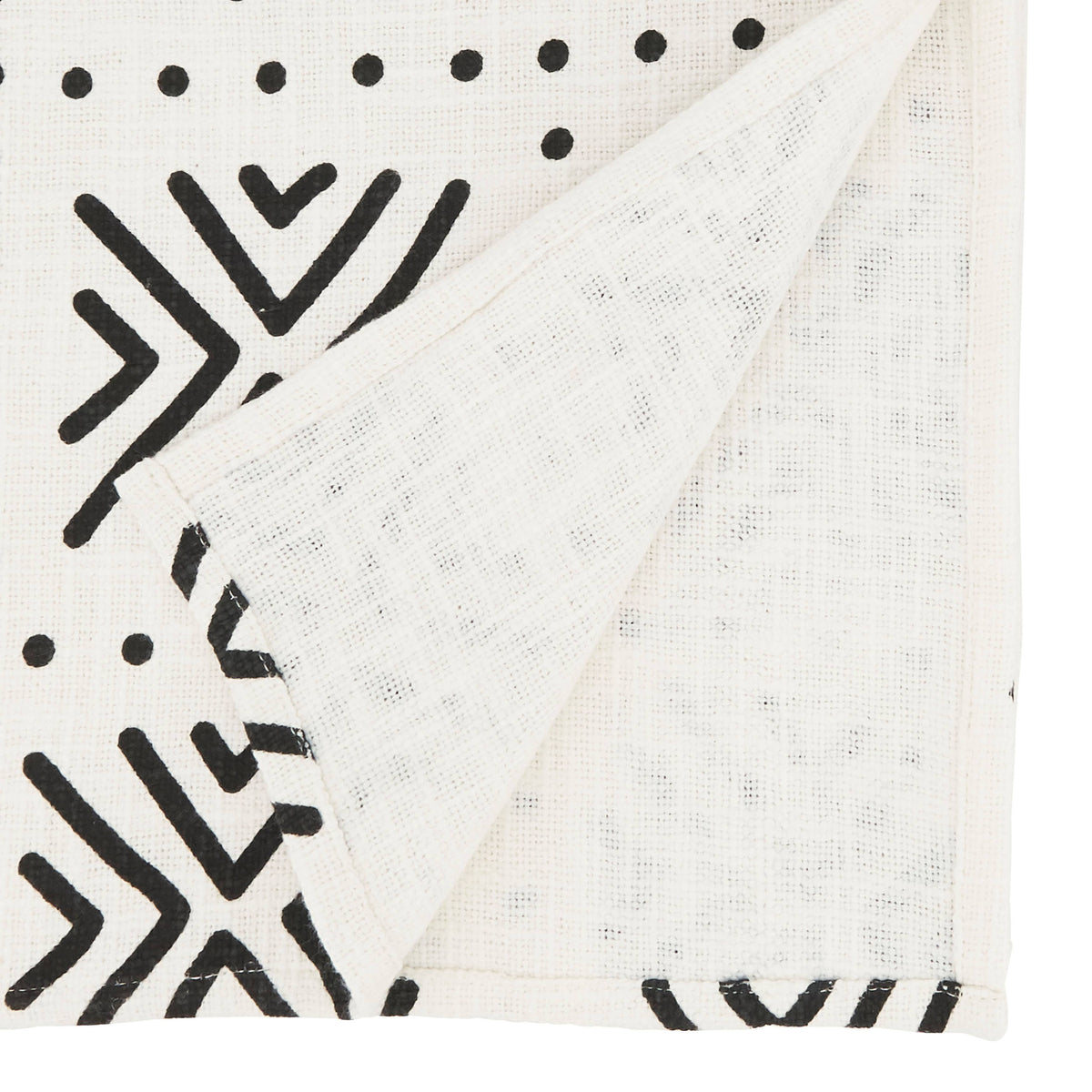 Mudcloth Runner - Geometric Pattern
