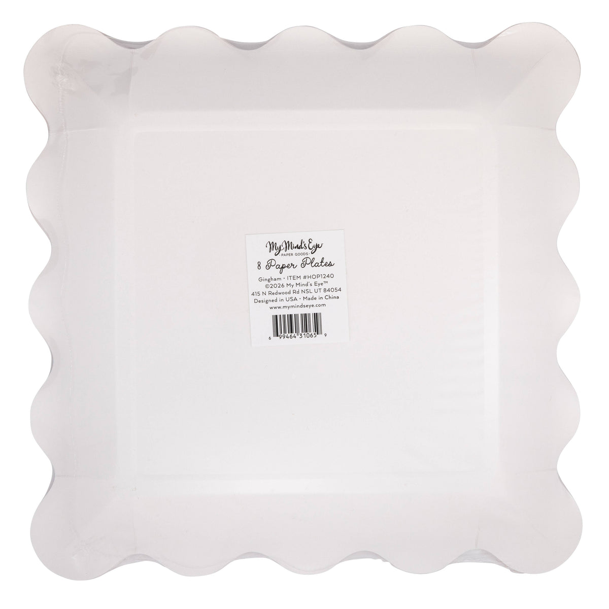 Hopscotch Gingham 10" Plate