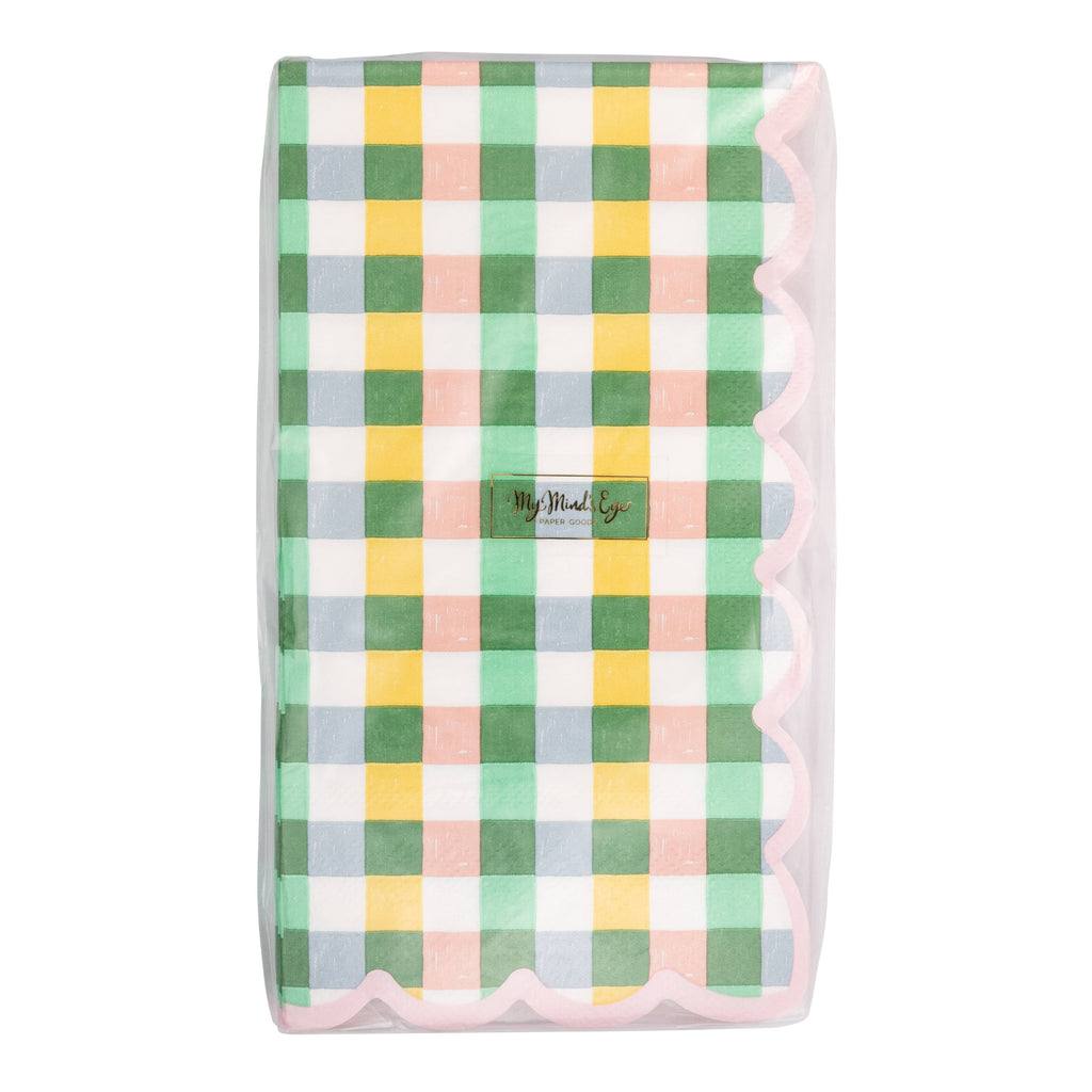 Hopscotch Gingham Dinner Napkin