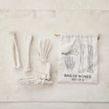 Resin Bag of Bones Set of 4 Printed Drawstring Bag