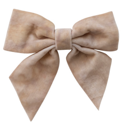 Velvet Clip-on Bow