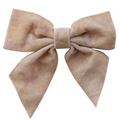 Velvet Clip-on Bow