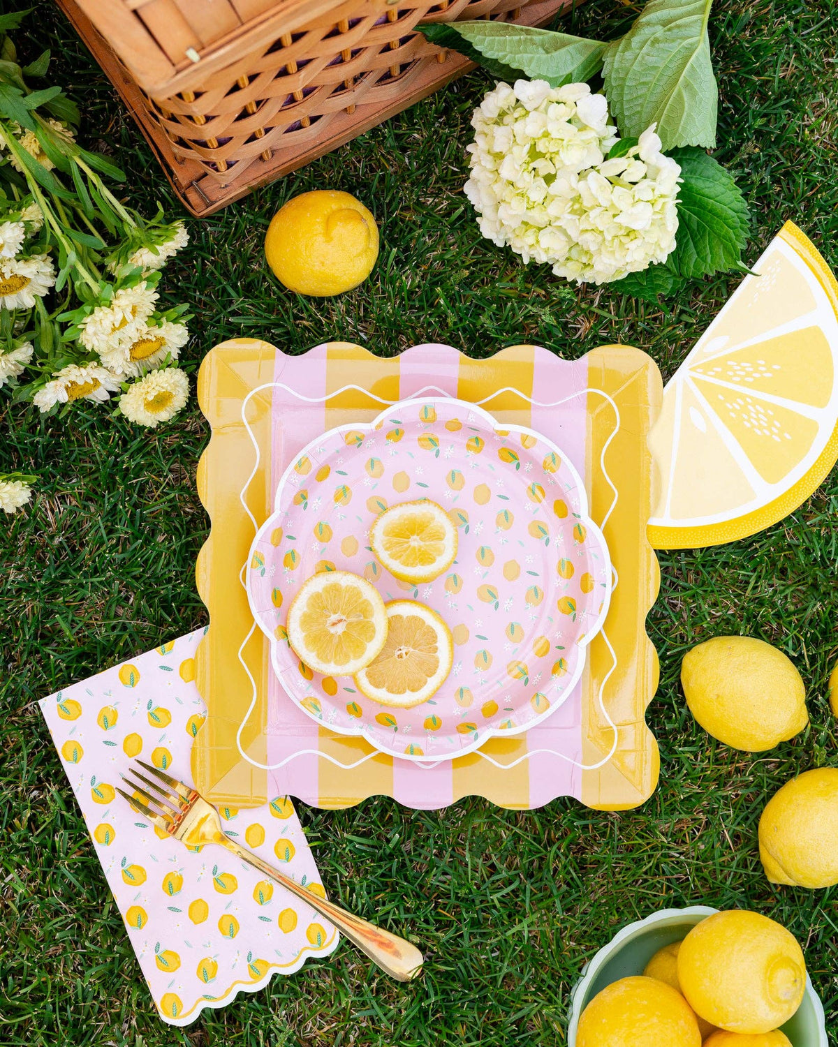Lemons Dinner Napkin