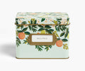 Citrus Floral Recipe Tin