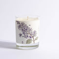 Large Glass Candle- Lilac