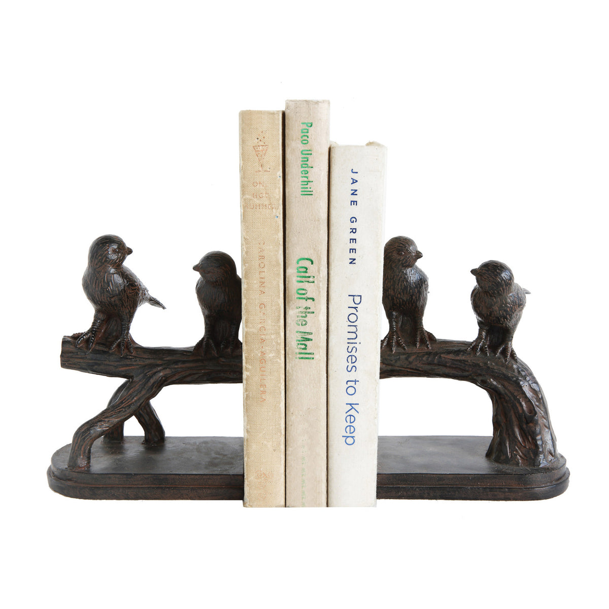Bird on Brand Bookends- Set of 2