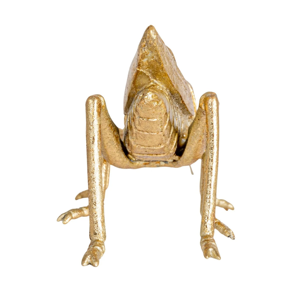 Resin & Metal Grasshopper- Gold Finish