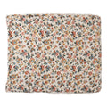 Woven Cotton Printed Throw w/ Sherpa Back