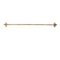 Hand-Forged Stainless Steel Wall Rod