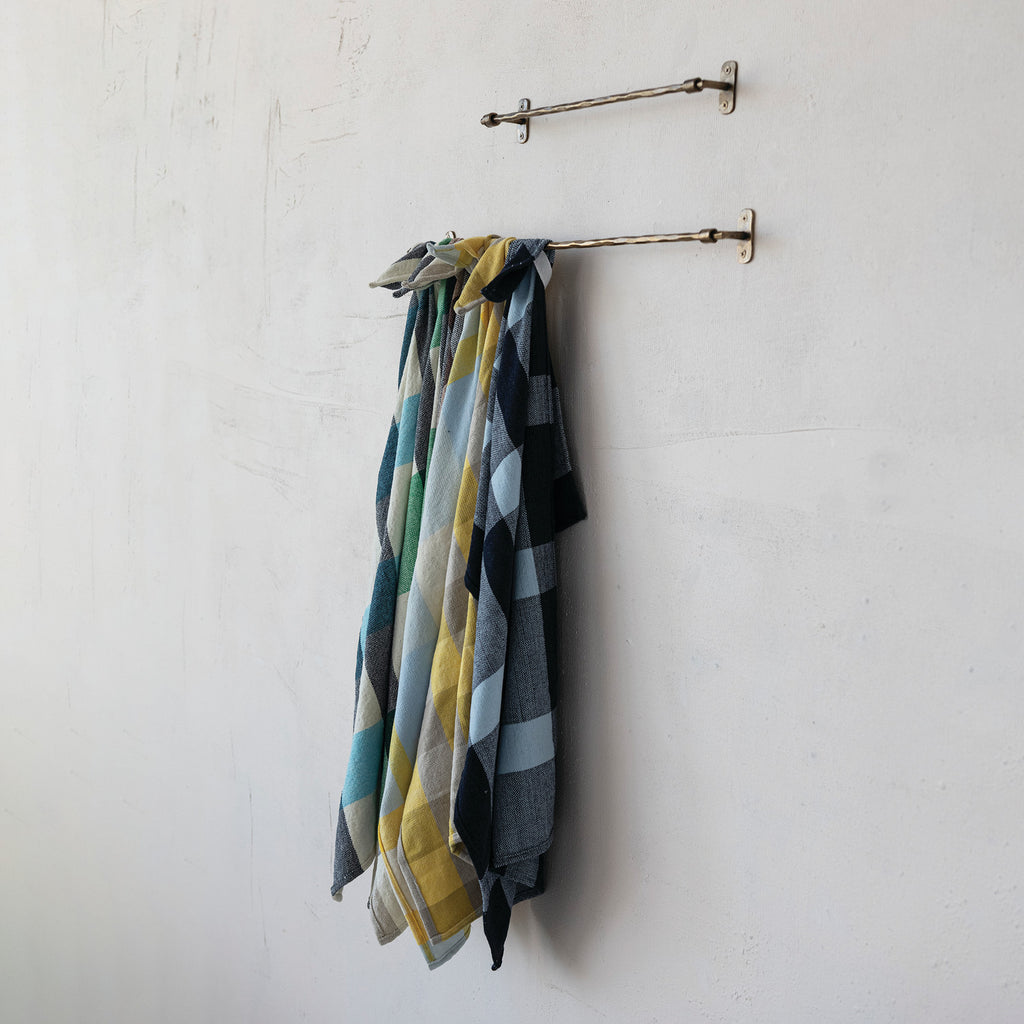 Hand-Forged Stainless Steel Wall Rod