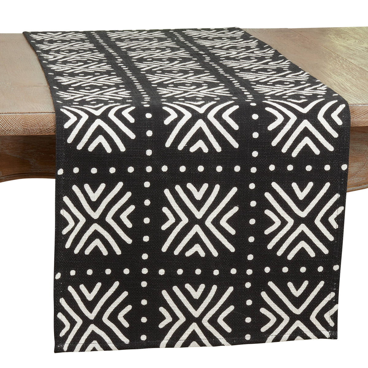 Mudcloth Runner - Geometric Pattern