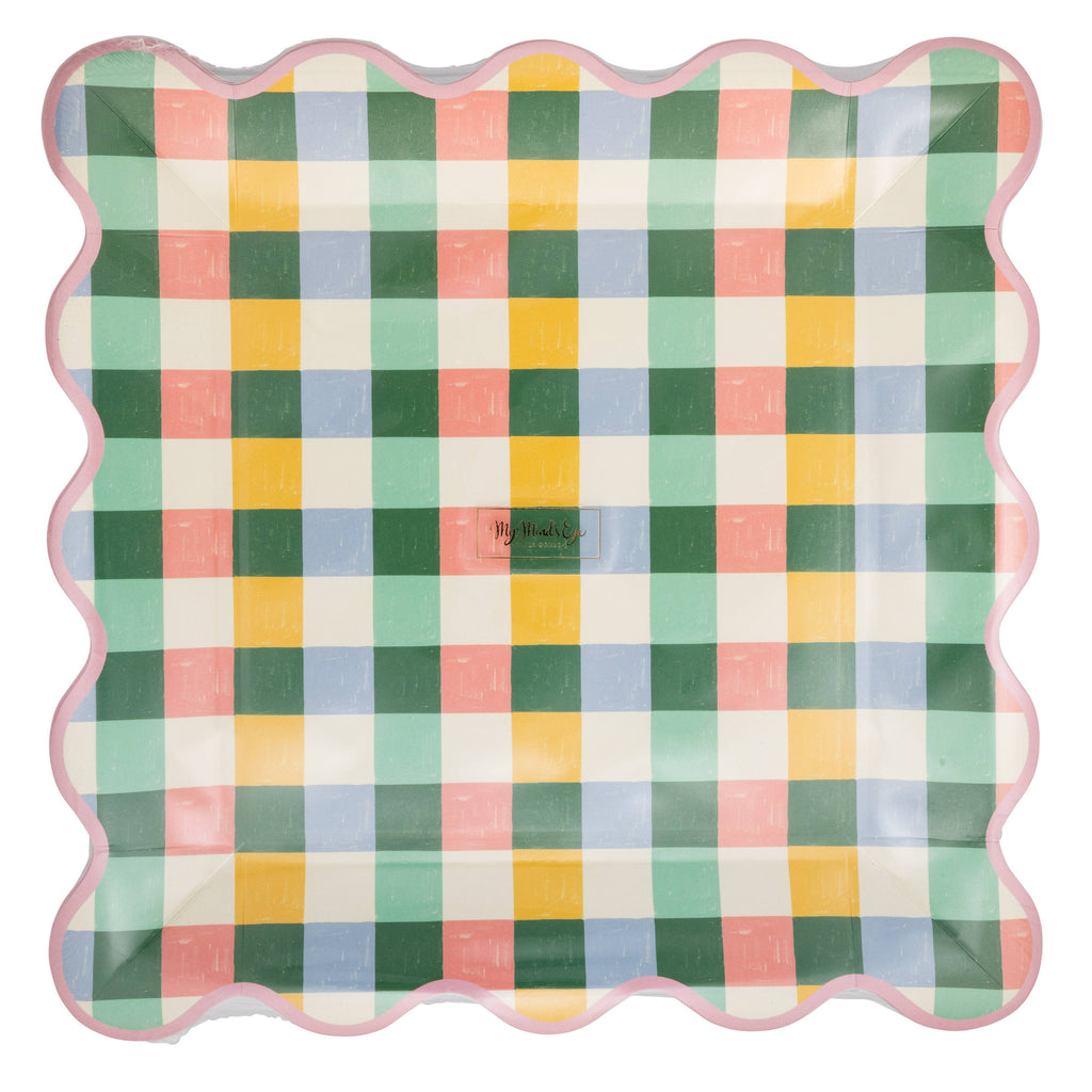 Hopscotch Gingham 10" Plate