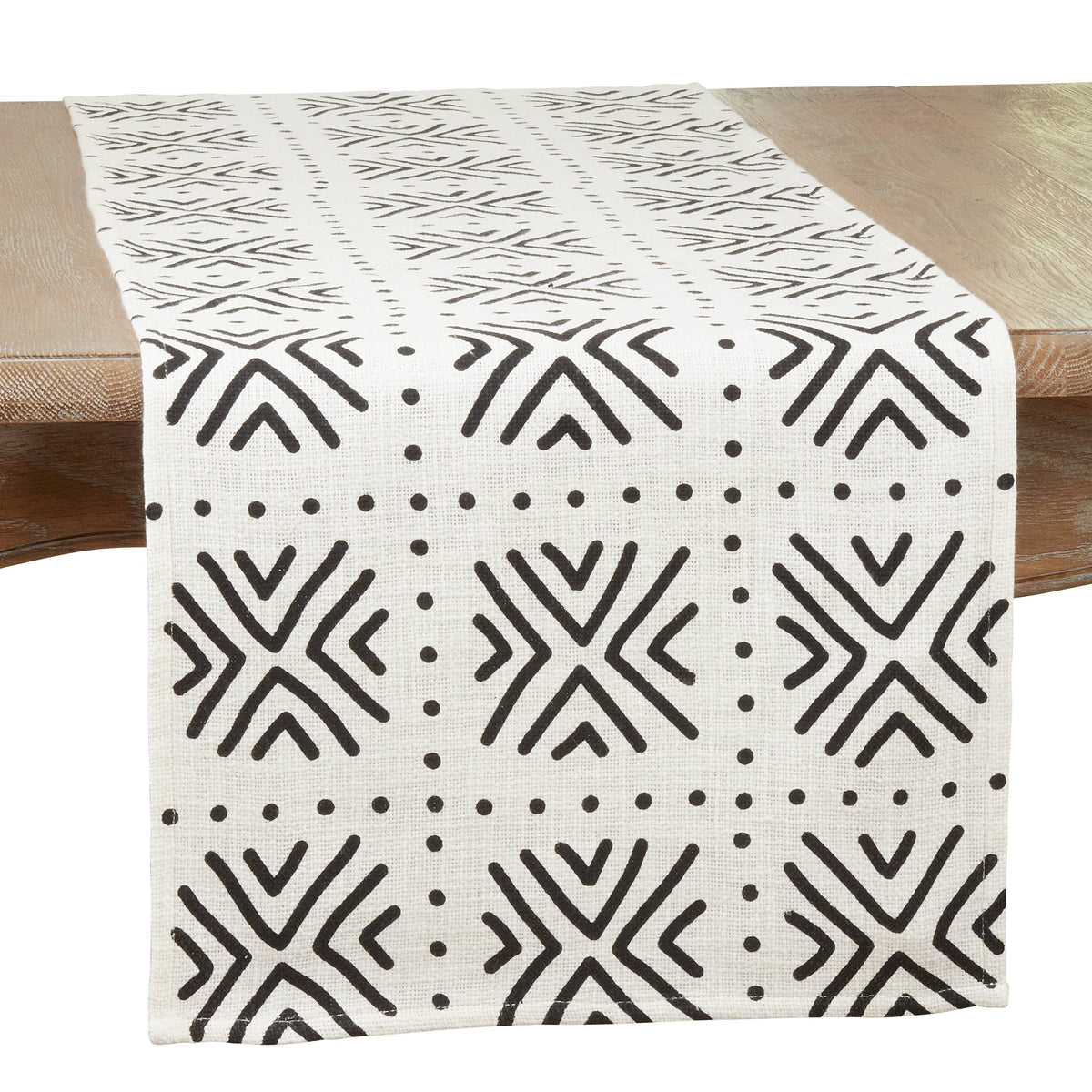 Mudcloth Runner - Geometric Pattern