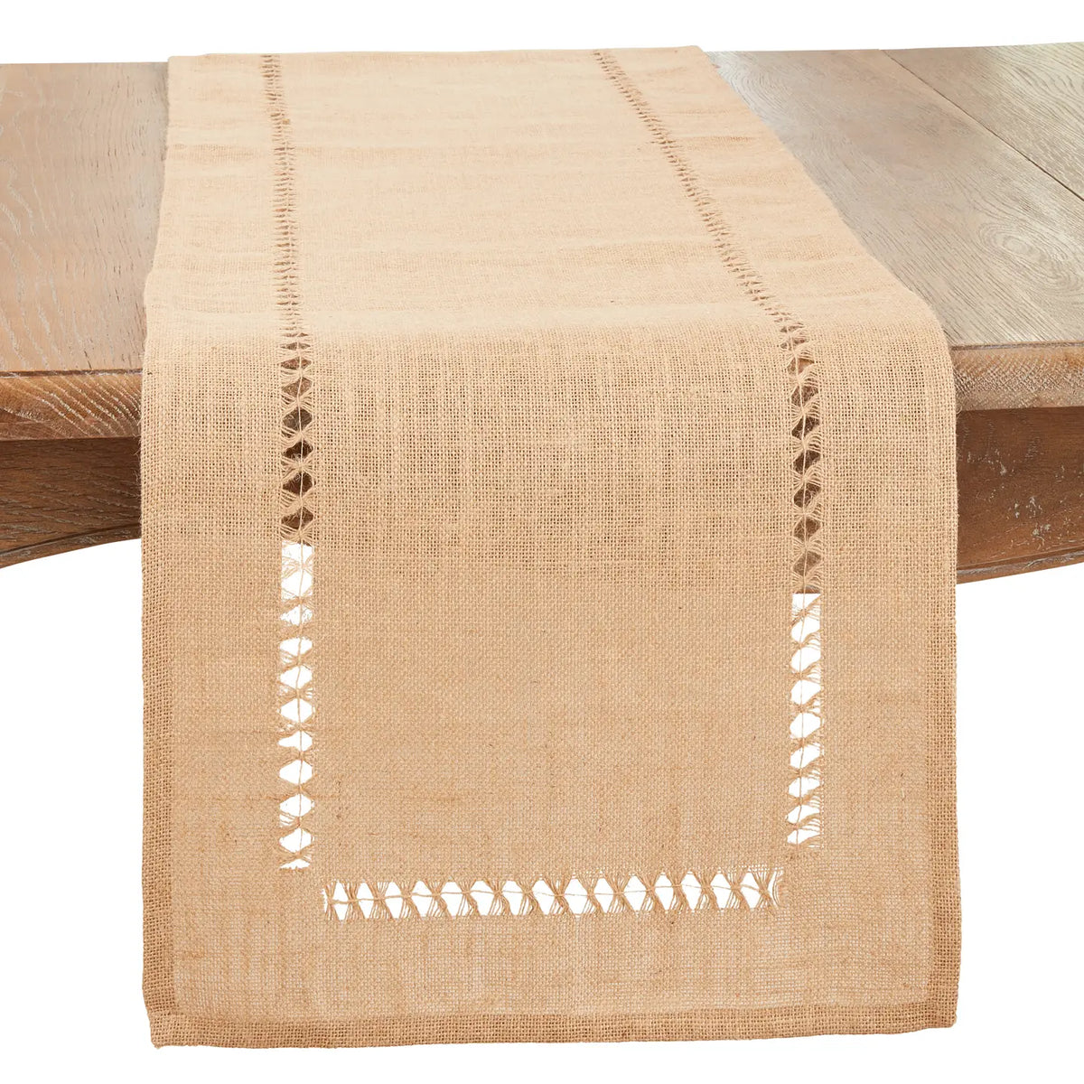 Jute Hemstitch Table Runner