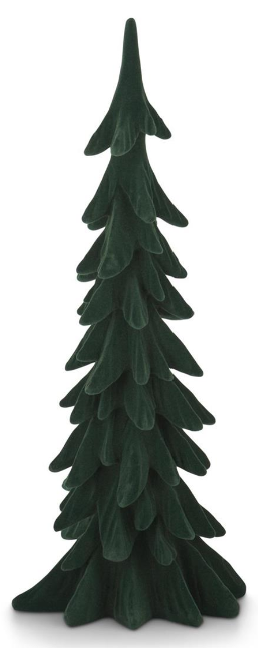 Green Velvet Christmas Trees