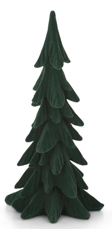 Green Velvet Christmas Trees