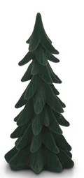 Green Velvet Christmas Trees
