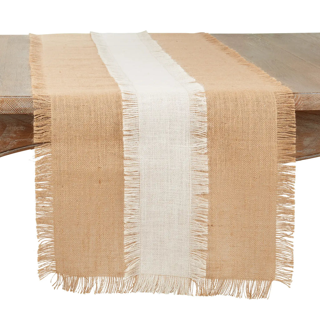Banded Jute Runner