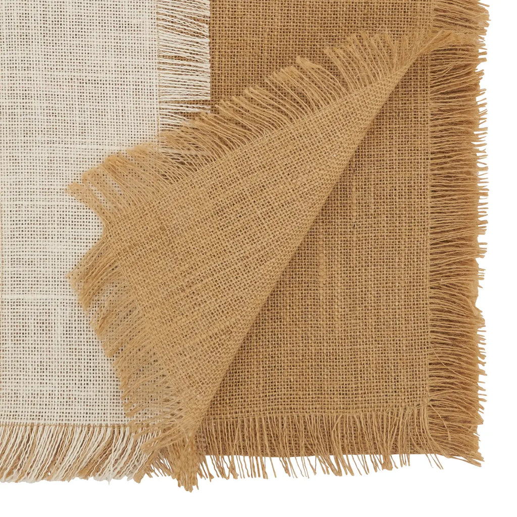 Banded Jute Runner