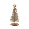 Metal Wire Christmas Tree w/ Star- Medium
