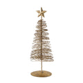 Metal Wire Christmas Tree w/ Star- Large