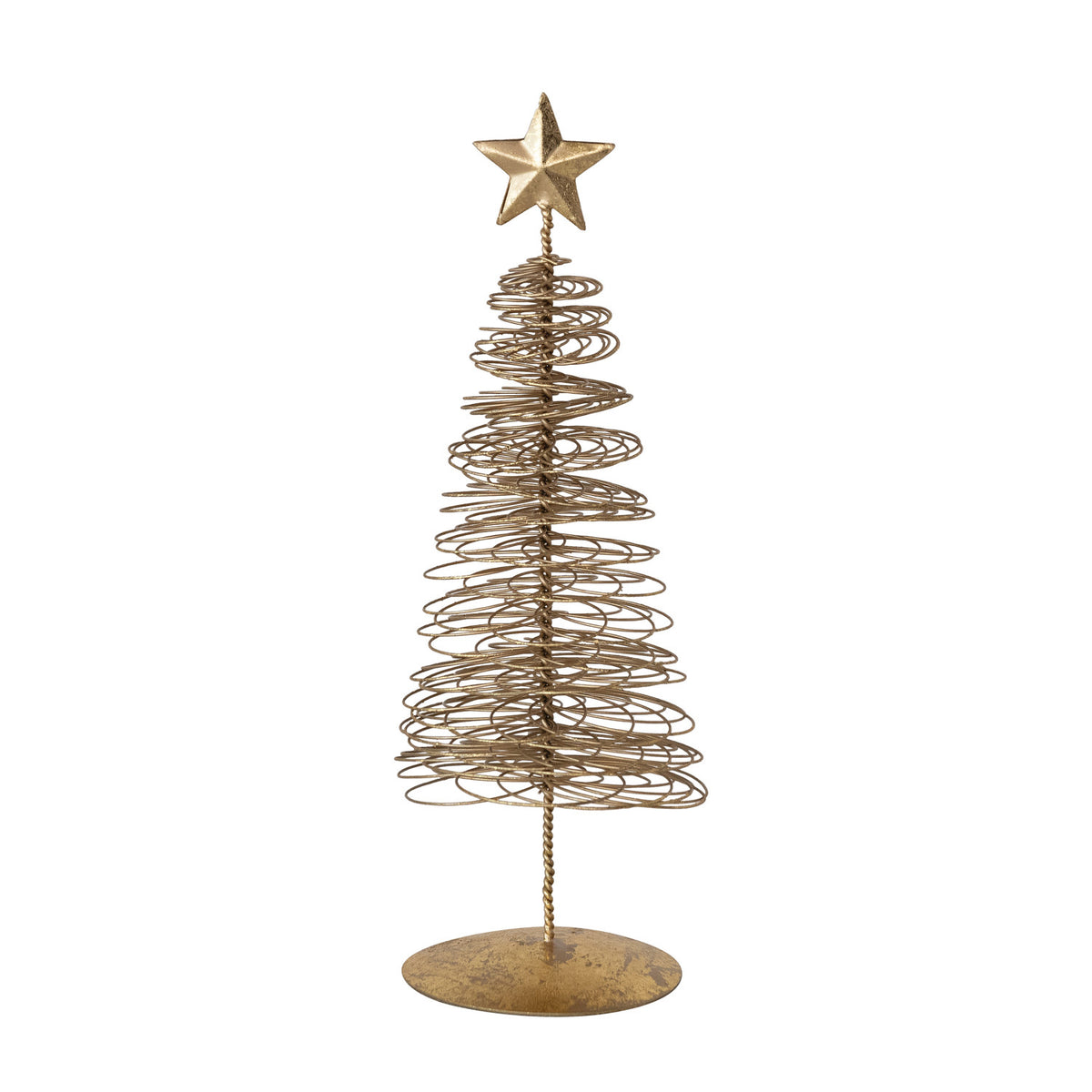 Metal Wire Christmas Tree w/ Star- Large